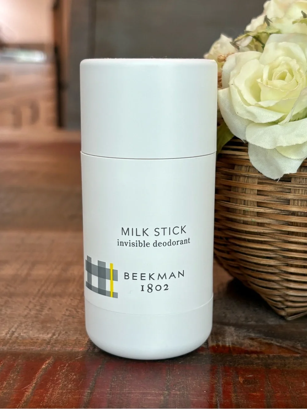 New BEEKMAN 1802 Milk Stick INVISIBLE DEODORANT Full Size!